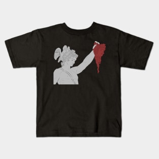 Perseus With The Head of Medusa Kids T-Shirt